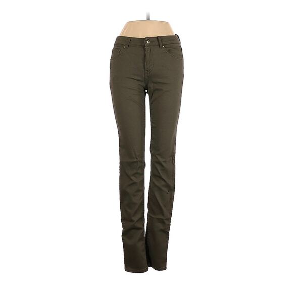 H&M Green Skinny Low Rise Jeans size 4 - Picture 1 of 3